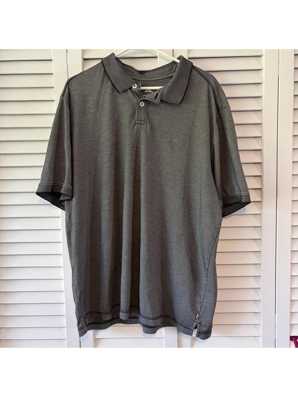 Tommy Bahama Men's Grey Polo-shirt
